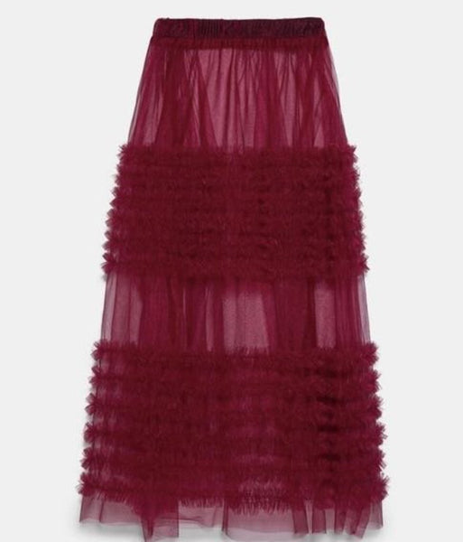 Zara Frill Skirt Size Medium