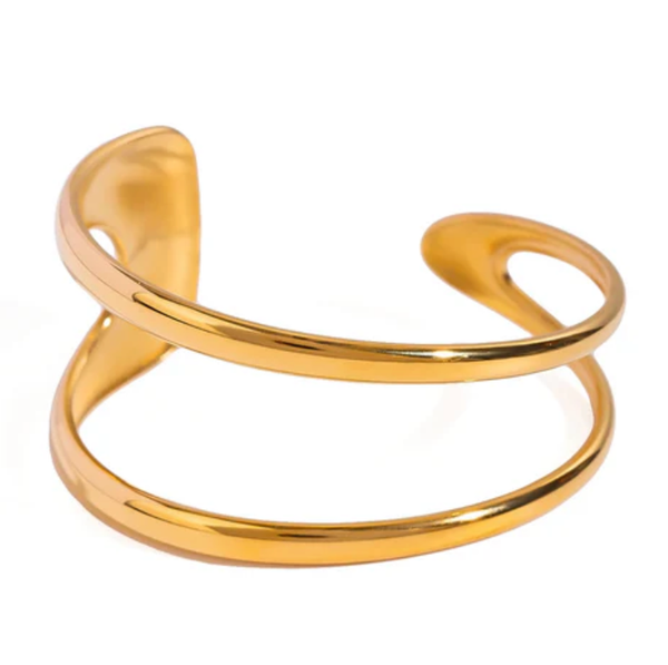  Fuse Cuff- Arm Band Bracelet 14K Gold