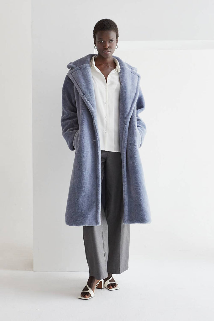 Ice blue coat clearance