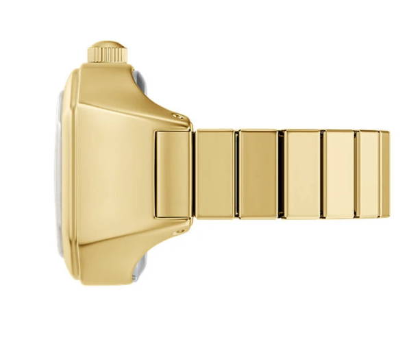Pascal Watch Ring- Quartz Stretch Ring- Gift Box : Yellow Gold