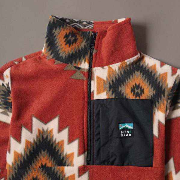 Alpine 1/4 Zip  - South Western Polar Fleece - Utah: XXL