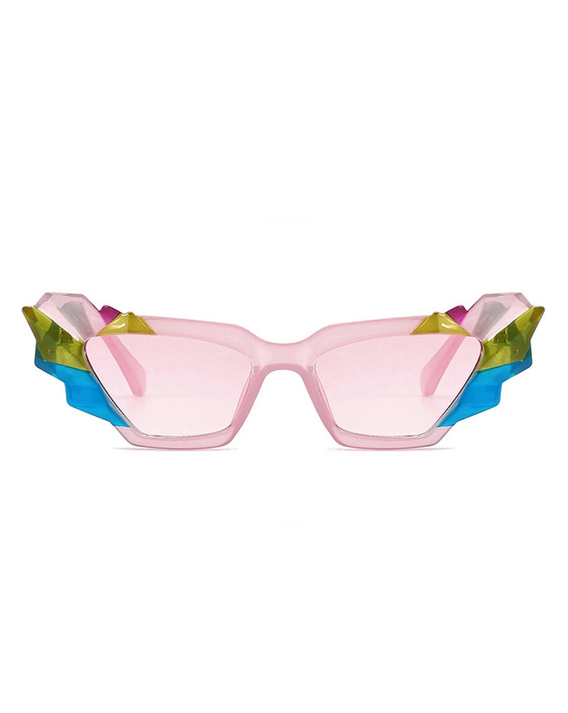 Women Geometric Irregular Cat Eye Fashion Sunglasses: No Packaging