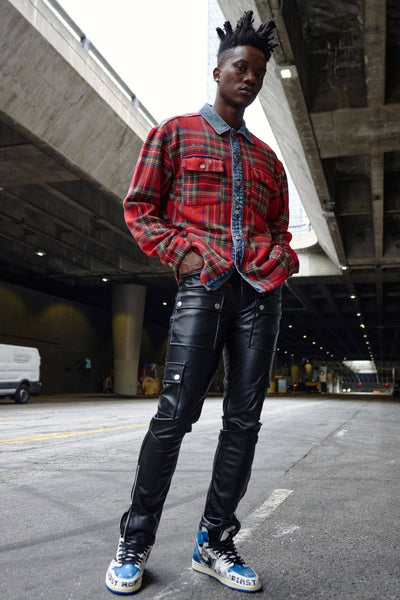 Heavy Flannel Shacket: XL