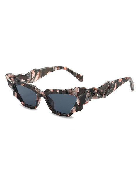 Women Geometric Irregular Cat Eye Fashion Sunglasses: No Packaging