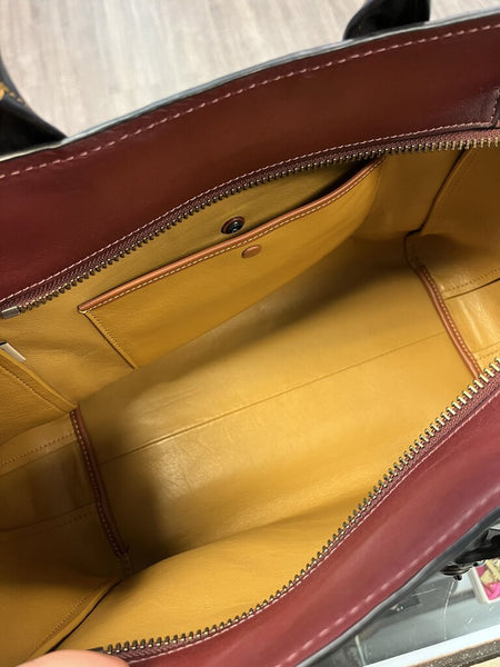 Coach 1941 DOUBLE Swagger Prairie Rivets black leather