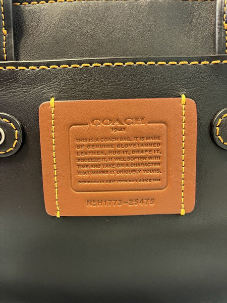 Coach 1941 DOUBLE Swagger Prairie Rivets black leather