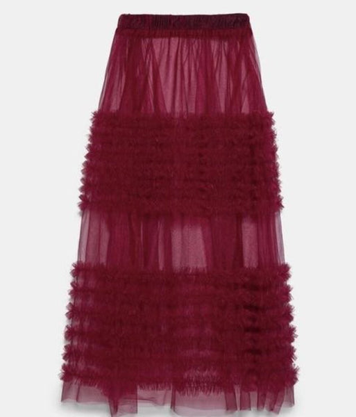 Zara Frill Skirt Size Medium