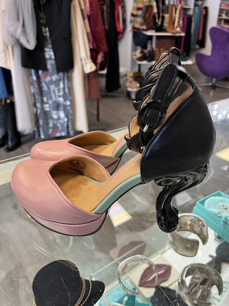 John Fluevog Balletcore Platform Shoes Size 6
