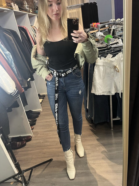 Off-White Quote Tape Belt H35 O/S