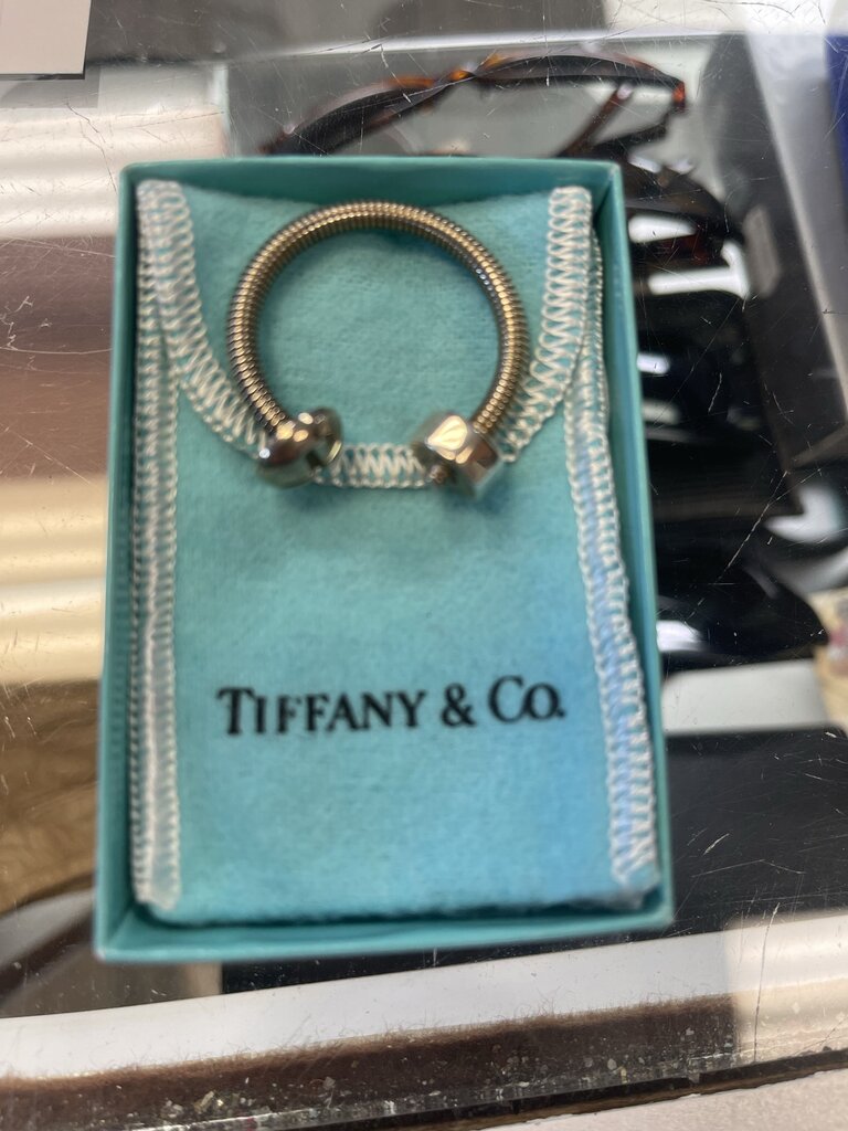 Tiffany & Co Rare Nut & Bolt Key Chain Key Ring