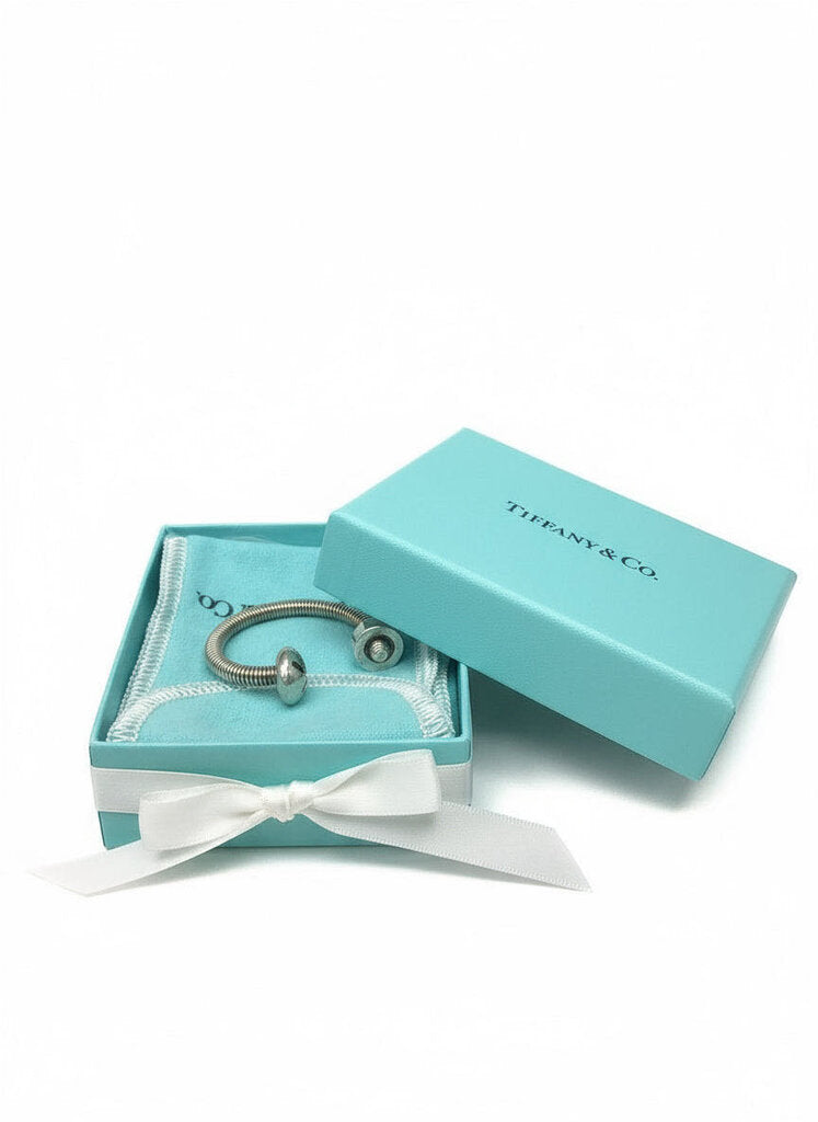 Tiffany & Co Rare Nut & Bolt Key Chain Key Ring