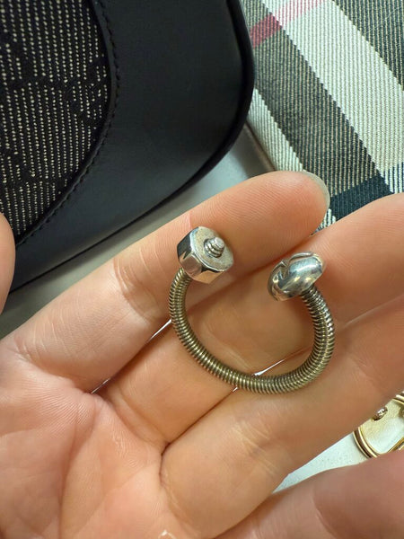 Tiffany & Co Rare Nut & Bolt Key Chain Key Ring