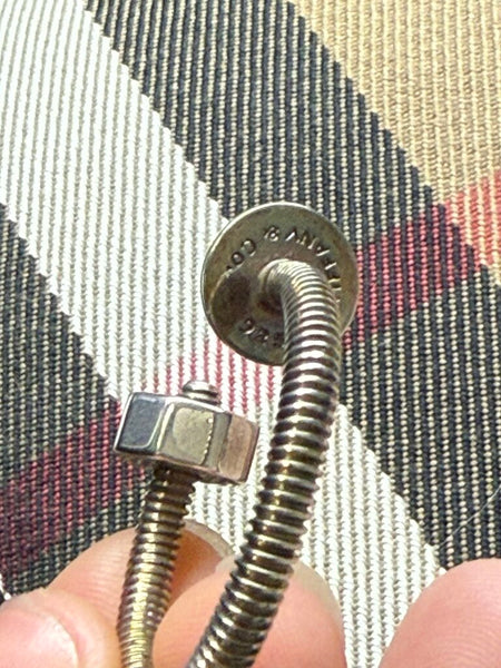 Tiffany & Co Rare Nut & Bolt Key Chain Key Ring