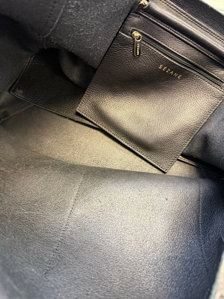 Sezane Leather Shoulder Bag