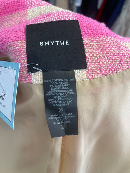 Smythe Peaked Label Overcoat Bubblegum Size 2