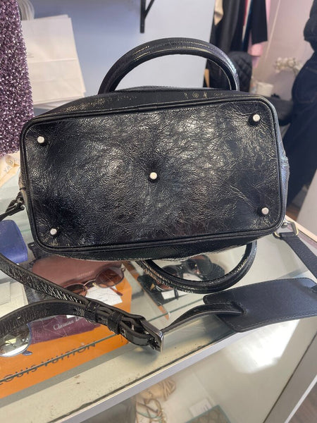Burberry check lowry bag