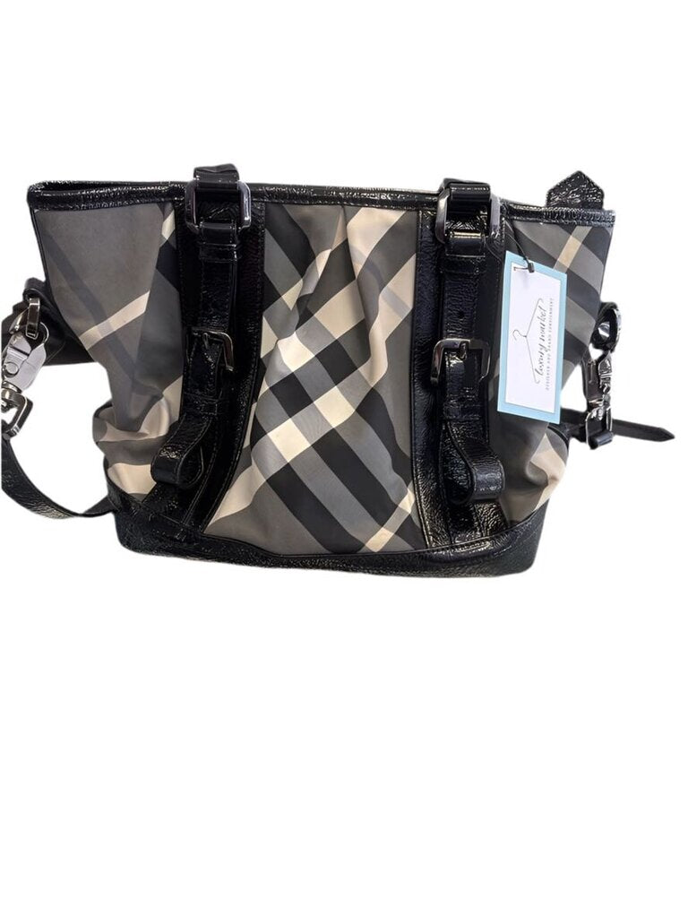 Burberry check lowry bag