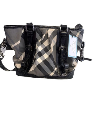 Burberry check lowry bag
