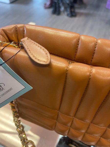 Burberry Small Quilted Lola bag in maple lambskin