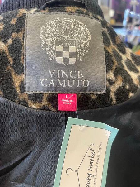 Vince Camuto Leopard Coat Size Large