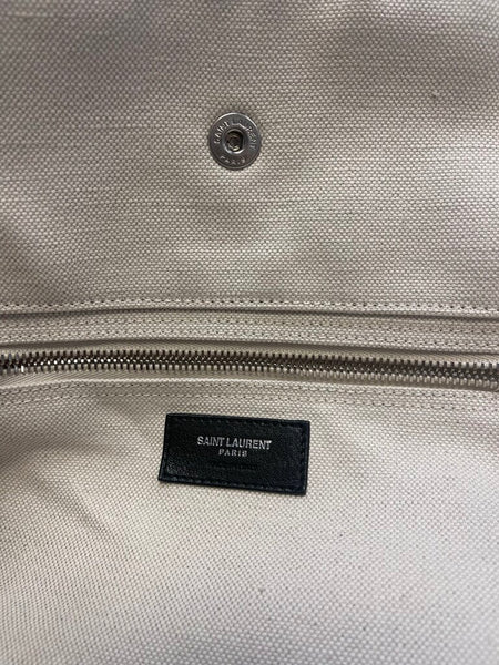 Saint Laurent Rive Gauche Canvas tote bag 2021