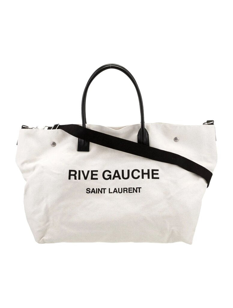 Saint Laurent Rive Gauche Canvas tote bag 2021