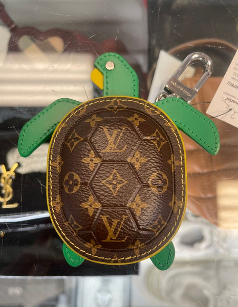 LV Turtle Pouch Charm