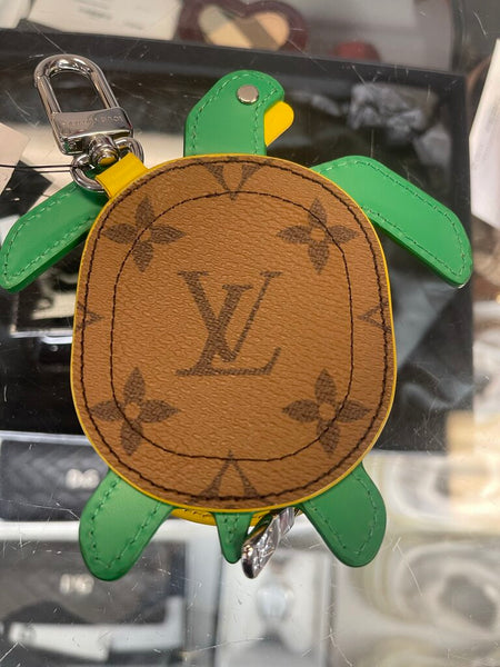 LV Turtle Pouch Charm