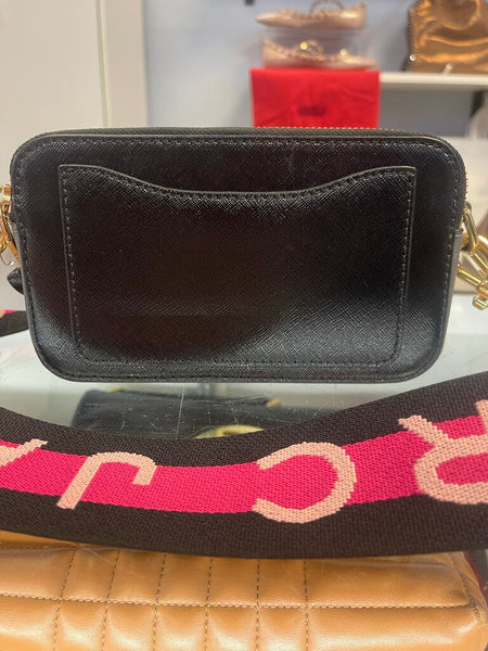 Marc Jacobs Small Snapshot Camera Bag In Saffiano Leather