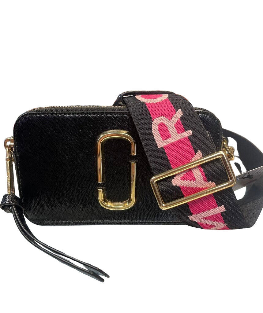 Marc Jacobs Small Snapshot Camera Bag In Saffiano Leather