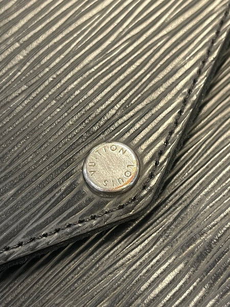 Louis Vuitton Pochette Felicie Black Epi Leather