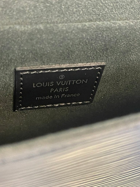 Louis Vuitton Pochette Felicie Black Epi Leather