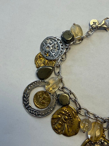 Silpada Perfect Composition Charm Bracelet