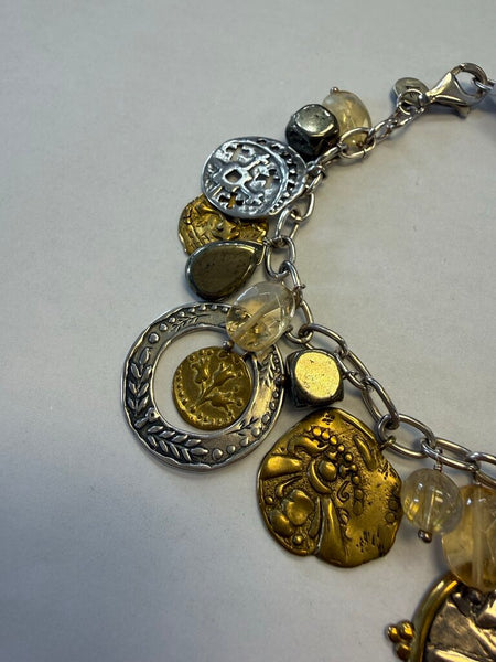 Silpada Perfect Composition Charm Bracelet