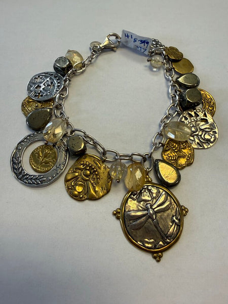 Silpada Perfect Composition Charm Bracelet