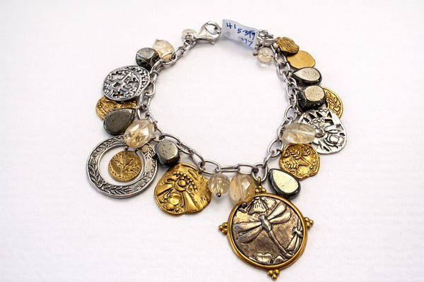Silpada Perfect Composition Charm Bracelet