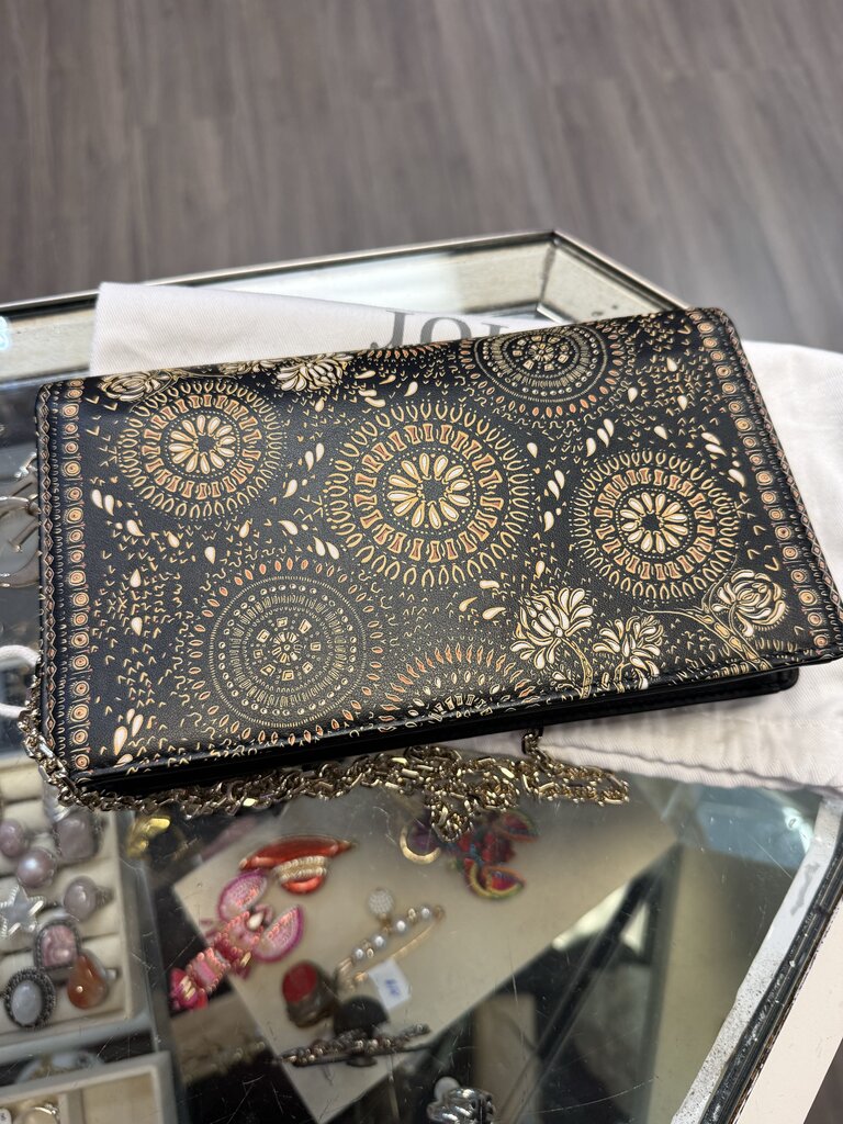 Christian Dior Animals Chain Pouch Printed Leather Collectable