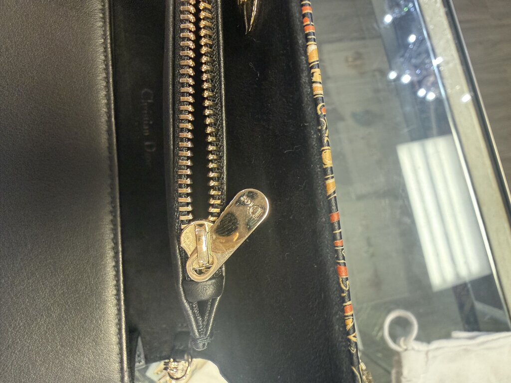 Christian Dior Animals Chain Pouch Printed Leather Collectable