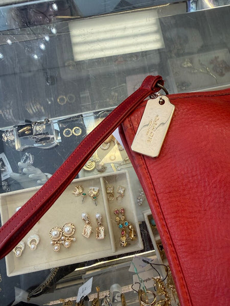Vintage 1970s NYC Era Coach Cashin Clutch Bag