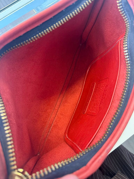 Vintage 1970s NYC Era Coach Cashin Clutch Bag