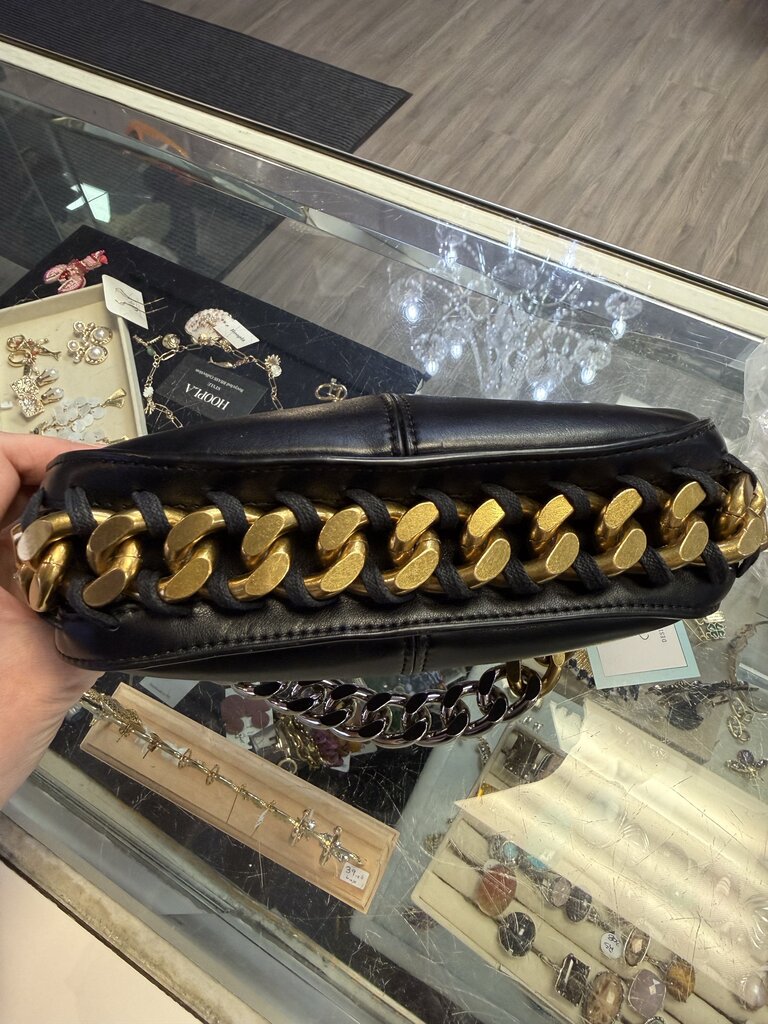 Stella McCartney Frayme Small Zipped Shoulder Bag