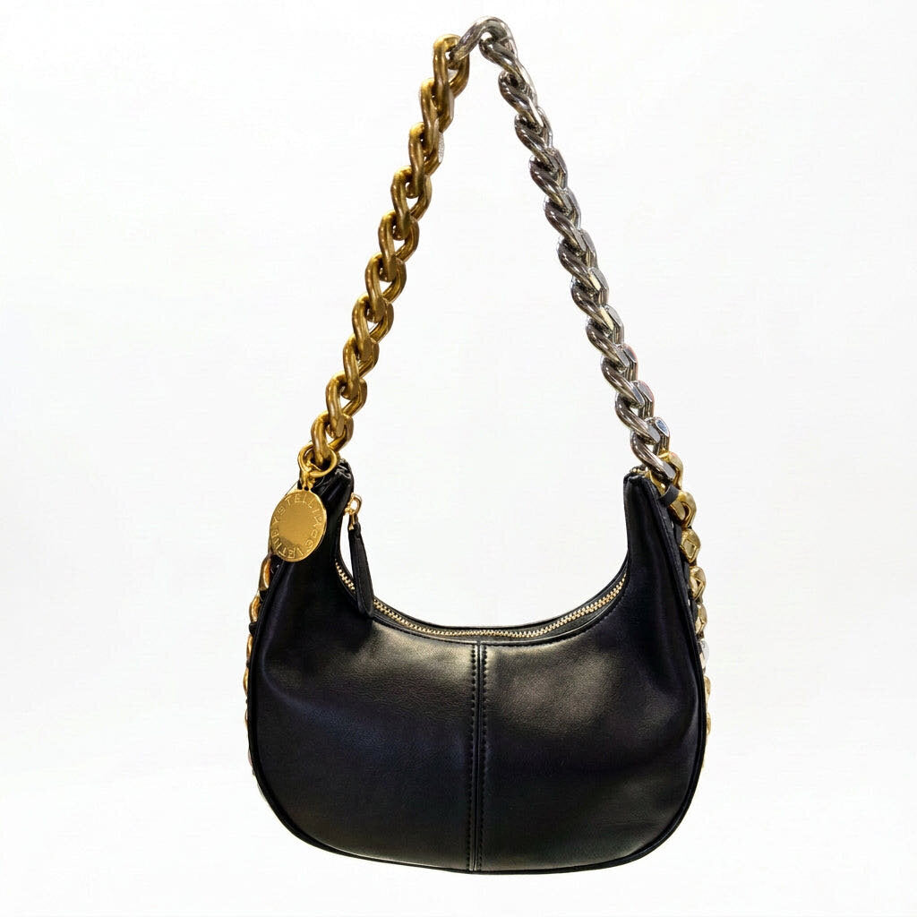 Stella McCartney Frayme Small Zipped Shoulder Bag