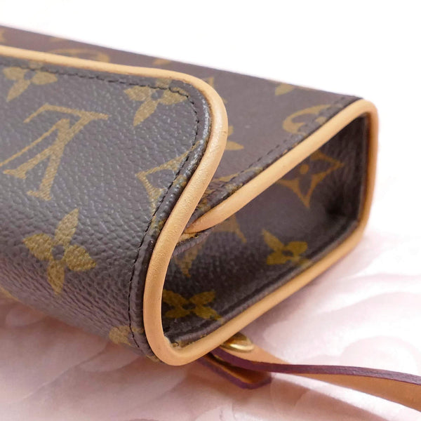 Louis Vuitton Pochette Florentine Monogram Canvas Brown