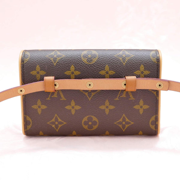 Louis Vuitton Pochette Florentine Monogram Canvas Brown