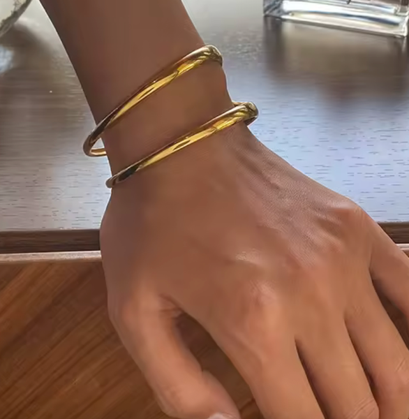  Fuse Cuff- Arm Band Bracelet 14K Gold