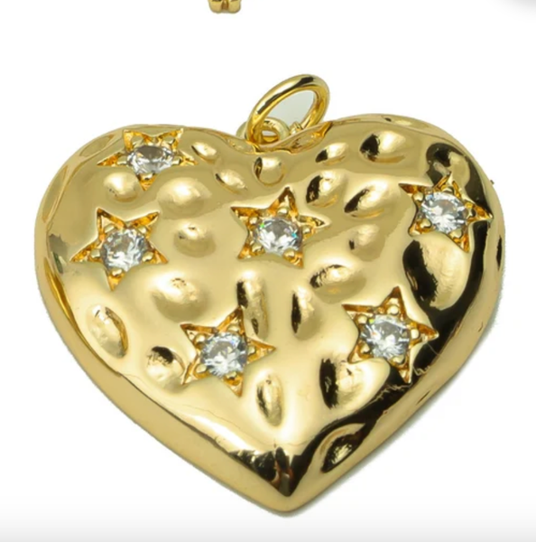 Heart Charm Necklace- The Charm Collection: 4 Charm