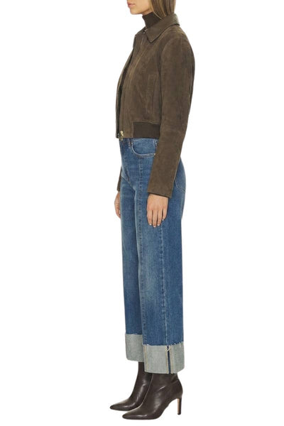 Inseam Transform High Rise Tummy Control A-Wide Jeans – Dark Wash
