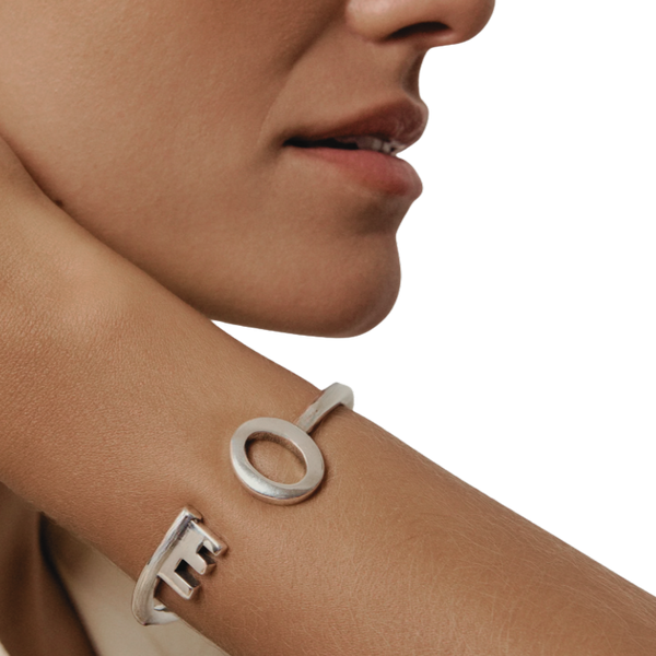 Key to Your Heart Hinge Cuff Bracelet Bangle: Yellow Gold