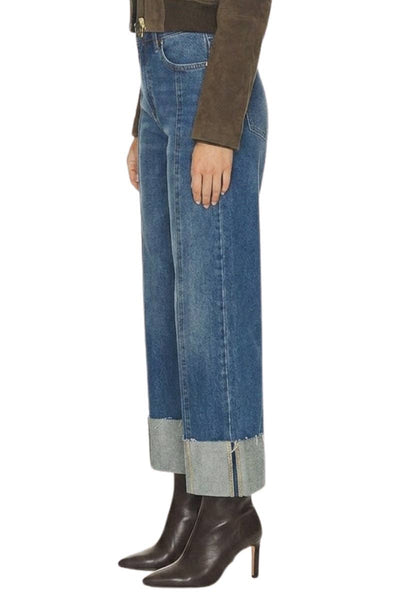 Inseam Transform High Rise Tummy Control A-Wide Jeans – Dark Wash