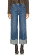 Inseam Transform High Rise Tummy Control A-Wide Jeans – Dark Wash